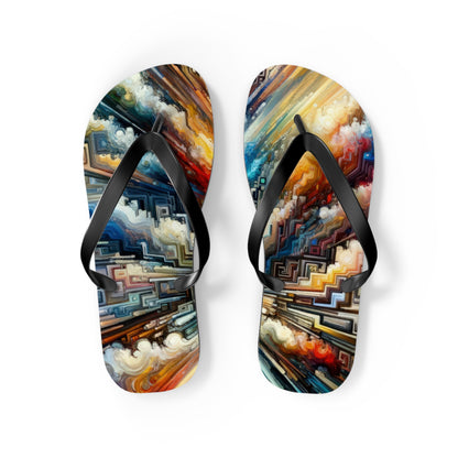 Transformative Tapestry Ascent Flip Flops