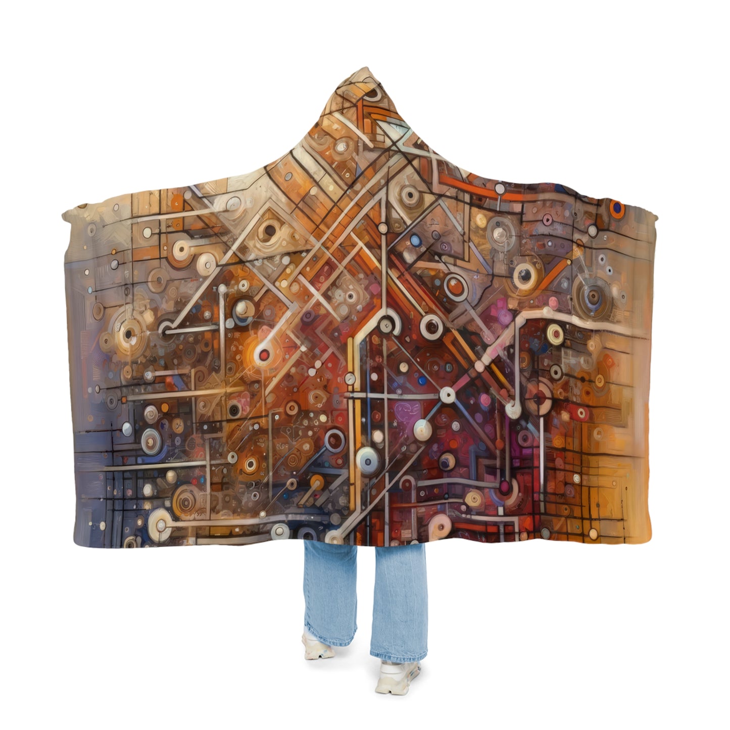 Abstract Structural Complexity Snuggle Blanket