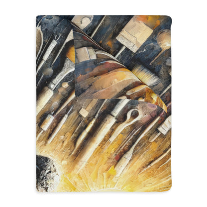 Idea Sculptor Genesis Velveteen Microfiber Blanket (Two-sided print)