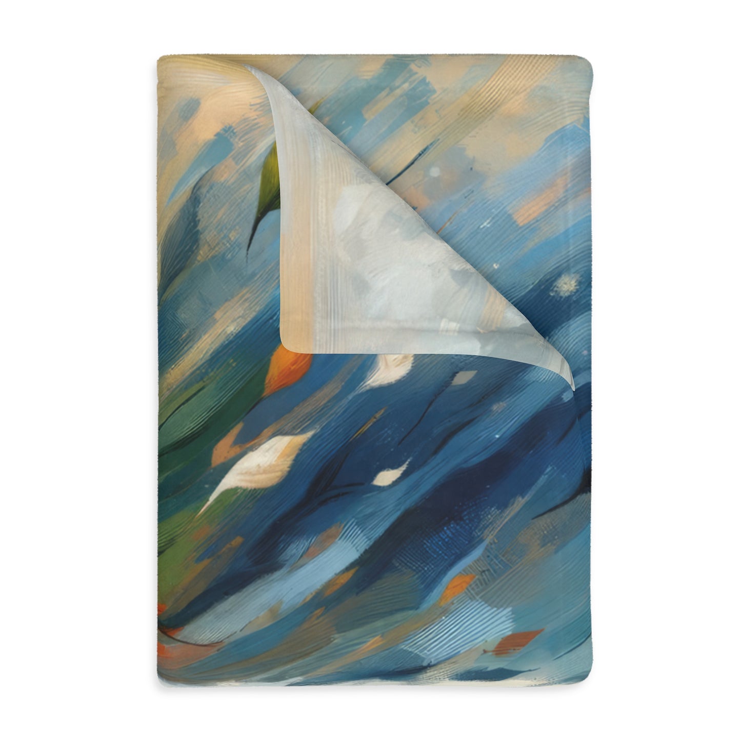 Transient Essence Anchored Velveteen Microfiber Blanket (Two-sided print)