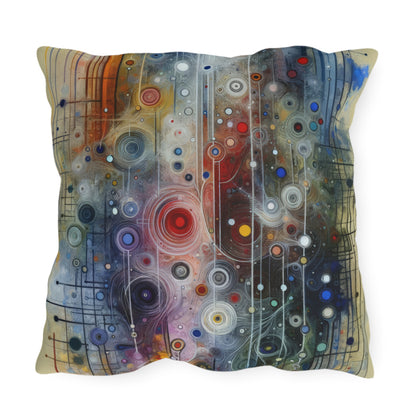 Awakenings Interconnectedness Tachism Outdoor Pillows