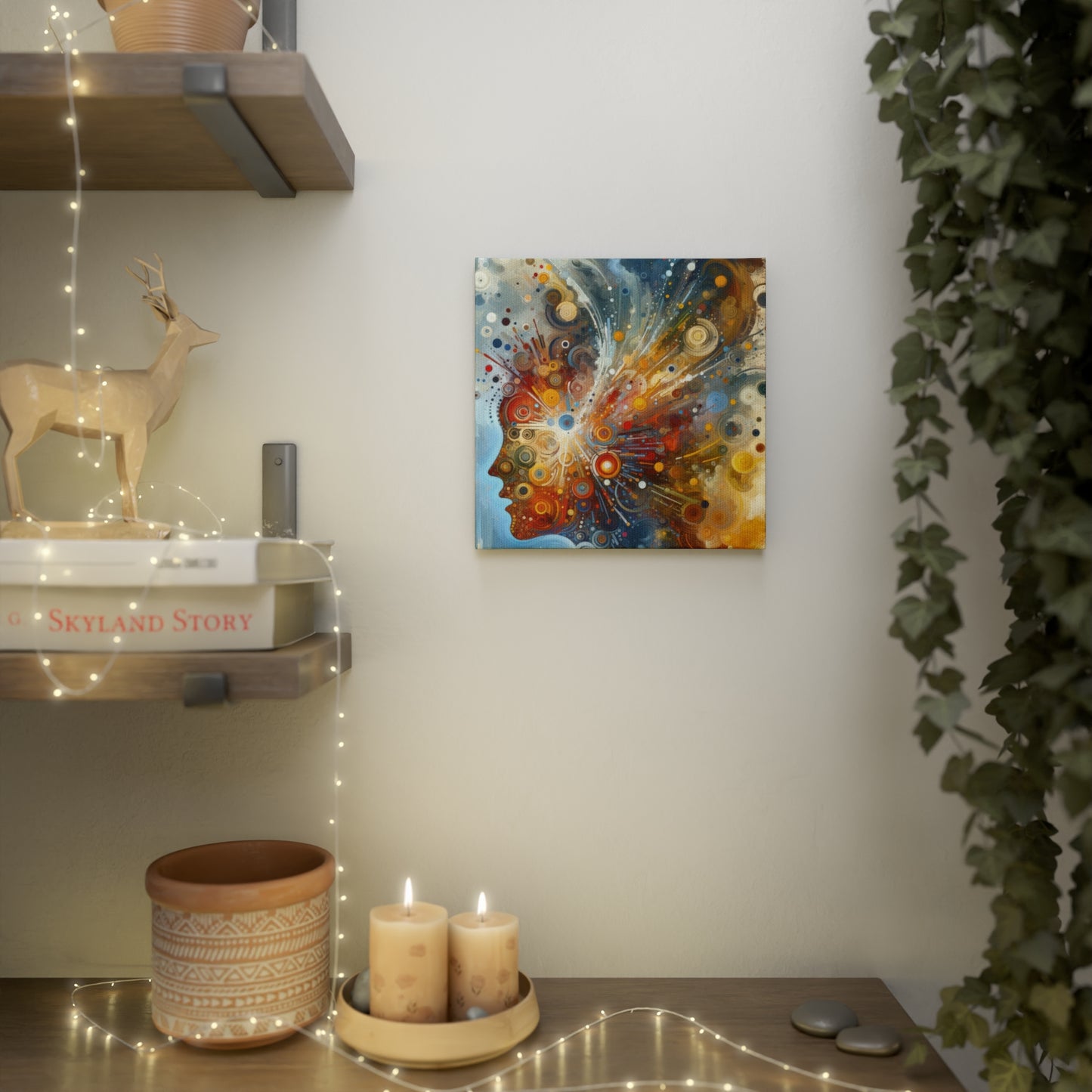 Desire Visualization Tachism Canvas Photo Tile