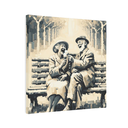 Joyful Companionship Serenity Canvas Photo Tile