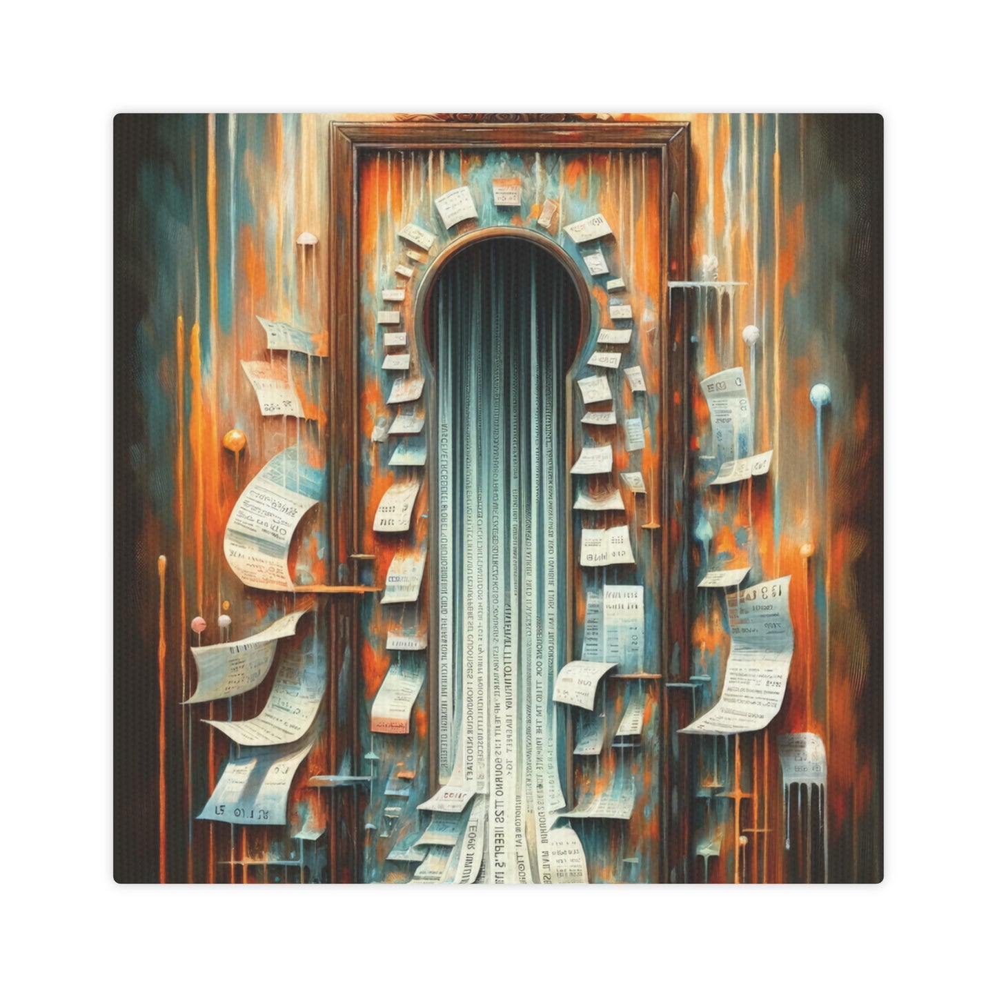 Illuminated Truths Mirror Canvas Photo Tile
