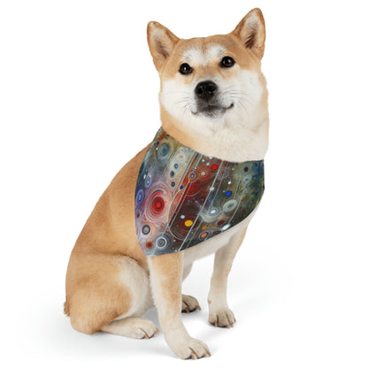 Awakenings Interconnectedness Tachism Pet Bandana Collar