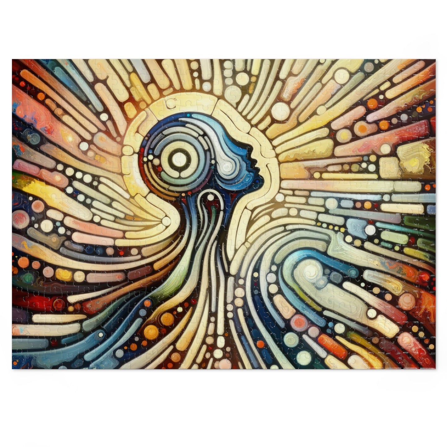 Inner Mosaic Kindness Jigsaw Puzzle (30, 110, 252, 500,1000-Piece)