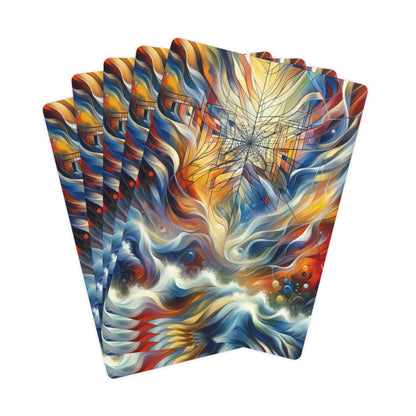 Weaving Renewal Web Poker Cards