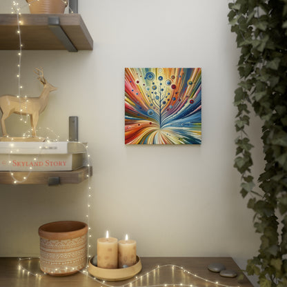 Sustainable Ripple Abstract Canvas Photo Tile