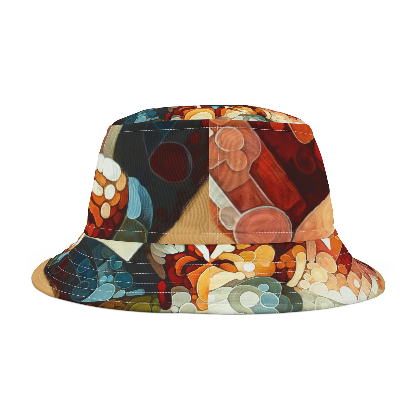 Elderly Unity Tachism Bucket Hat (AOP)