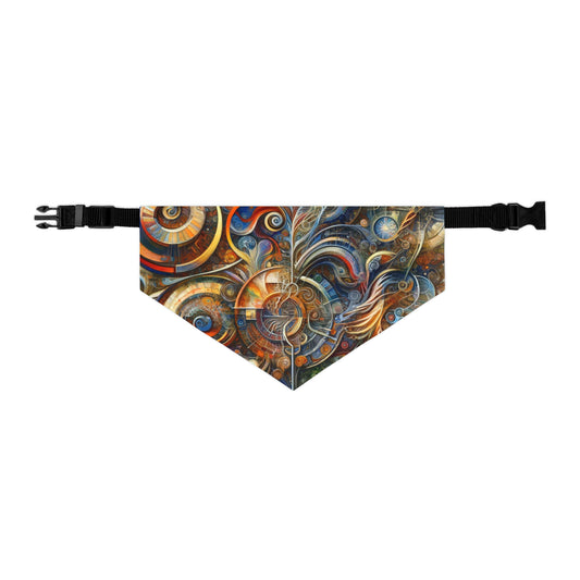 Ethos Web Abstract Pet Bandana Collar