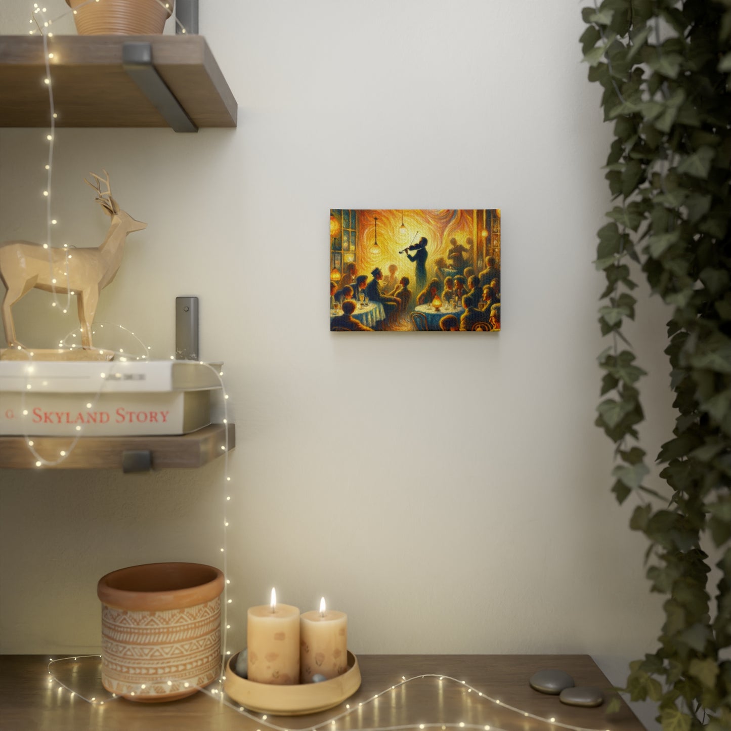 Bistro Emotive Entry Canvas Photo Tile