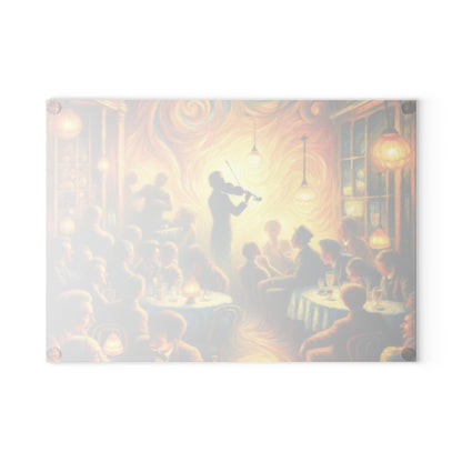 Bistro Emotive Entry Glass Cutting Board