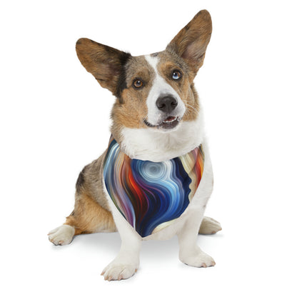 Harmonious Mindset Abstract Pet Bandana Collar