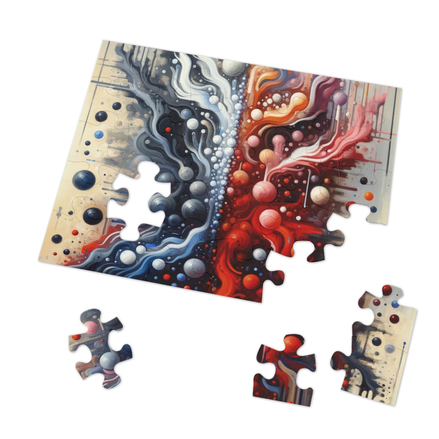 Symbiotic Exchange Abstract Jigsaw Puzzle (30, 110, 252, 500,1000-Piece)