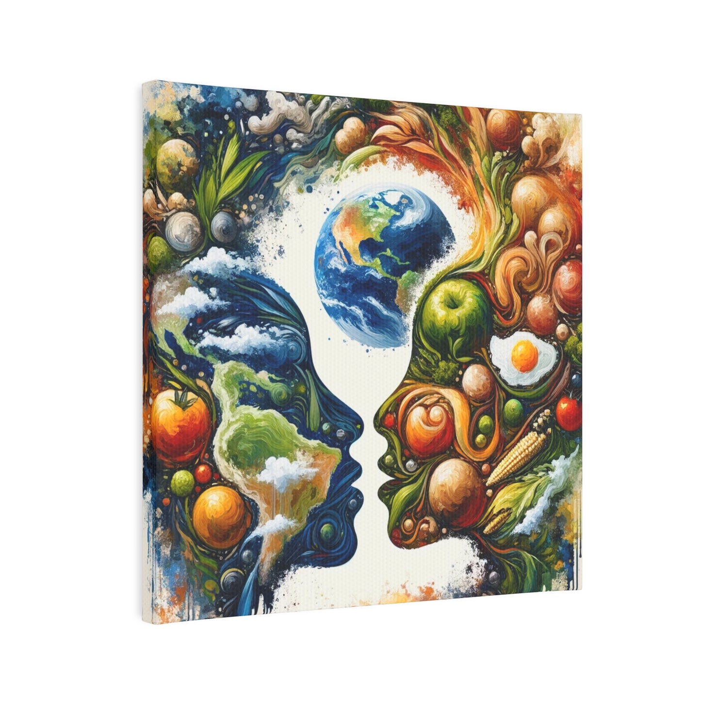 Earthly Dialogue Feast Canvas Photo Tile