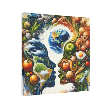 Earthly Dialogue Feast Canvas Photo Tile