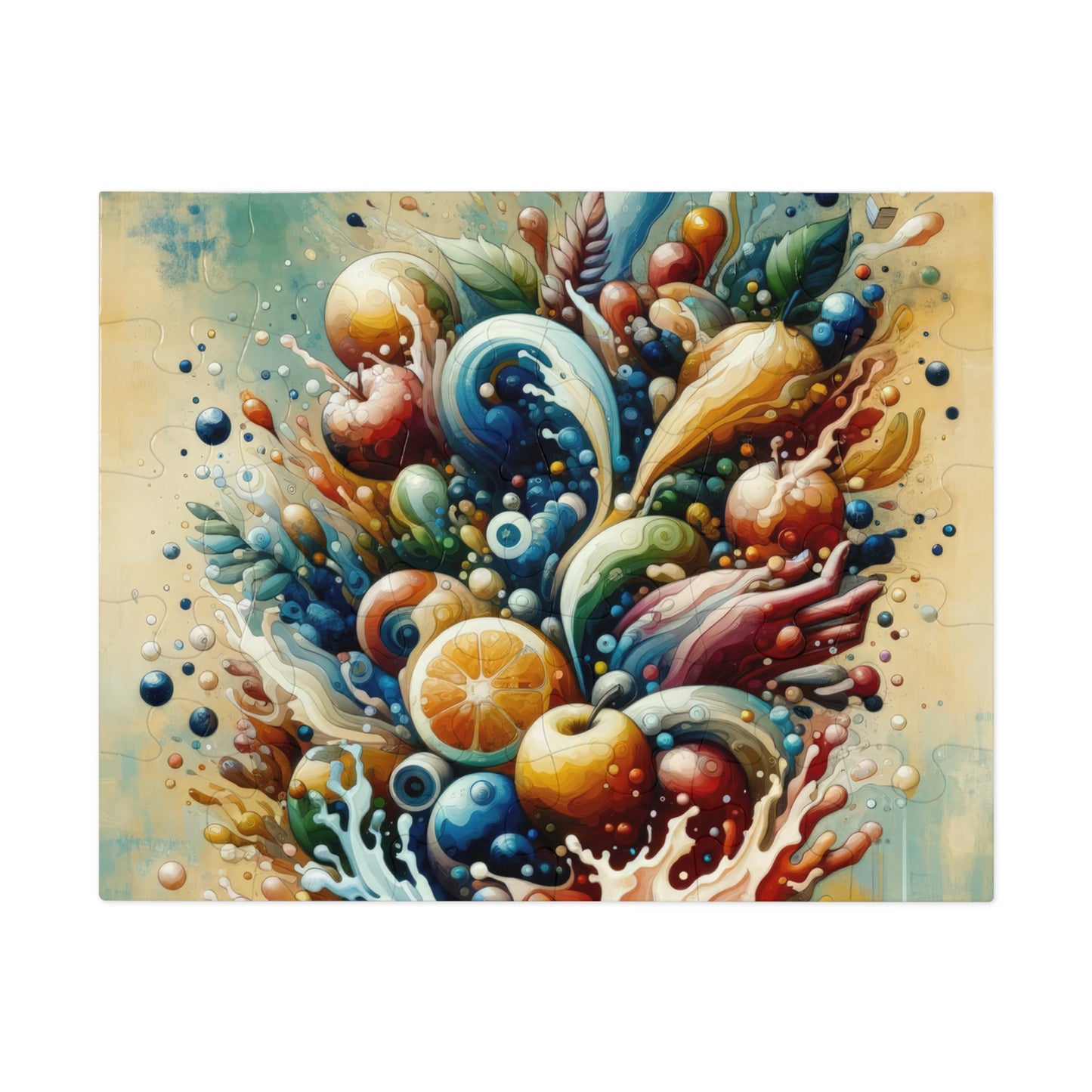 Nourishing Tachism Symphony Jigsaw Puzzle (30, 110, 252, 500,1000-Piece)