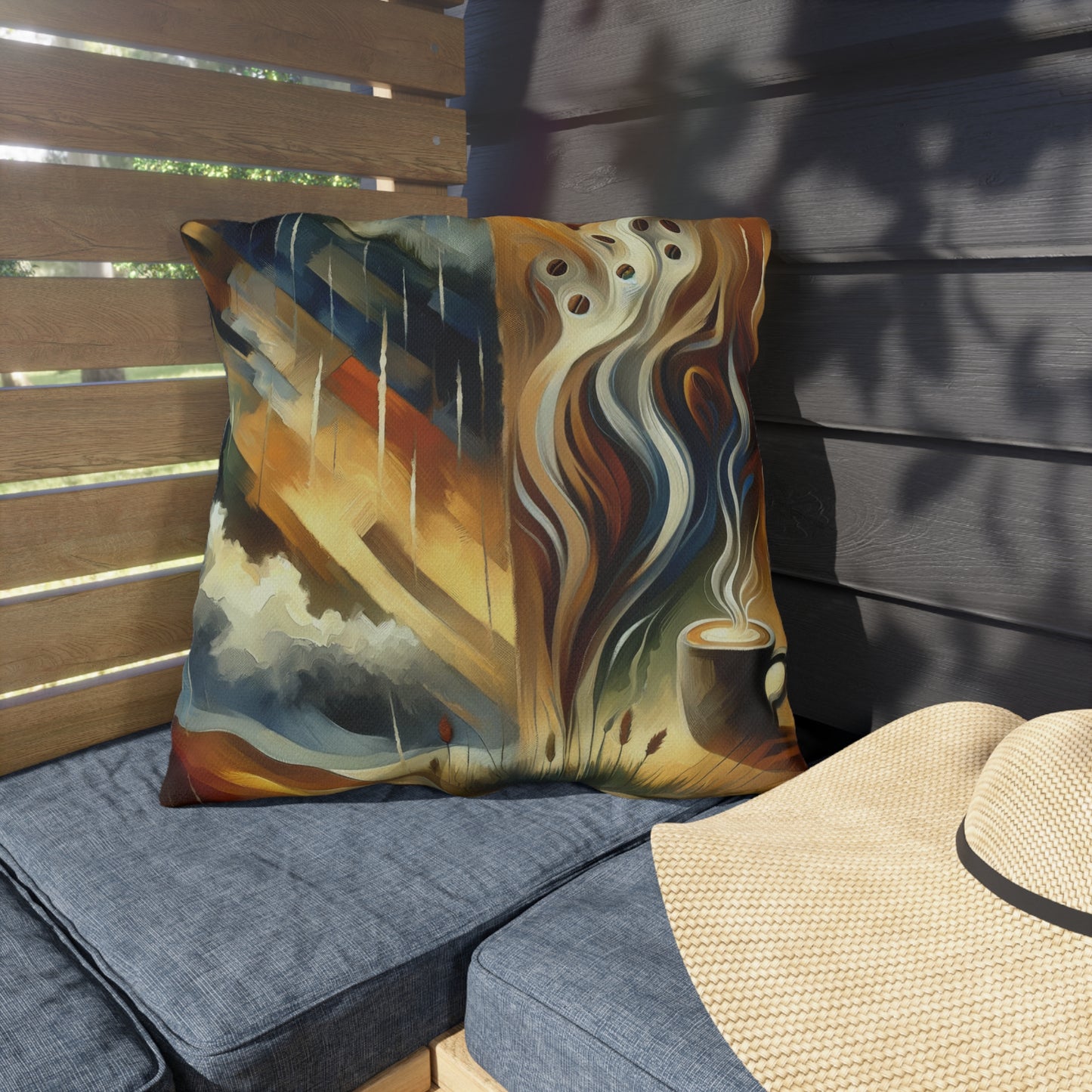 Aromatic Earth Encounter Outdoor Pillows