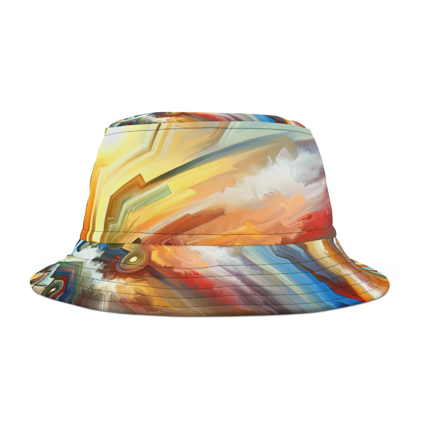 Unity Abstract Vibrancy Bucket Hat (AOP)