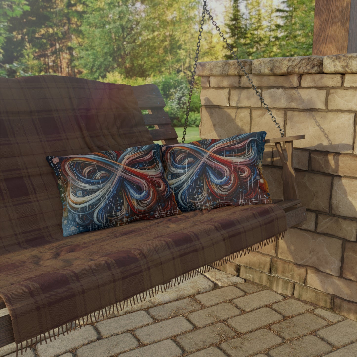 Humanity Tapestry Unification Outdoor Pillows