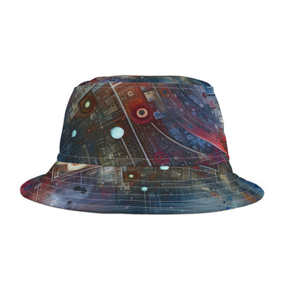 Awareness Algorithm Tachism Bucket Hat (AOP)