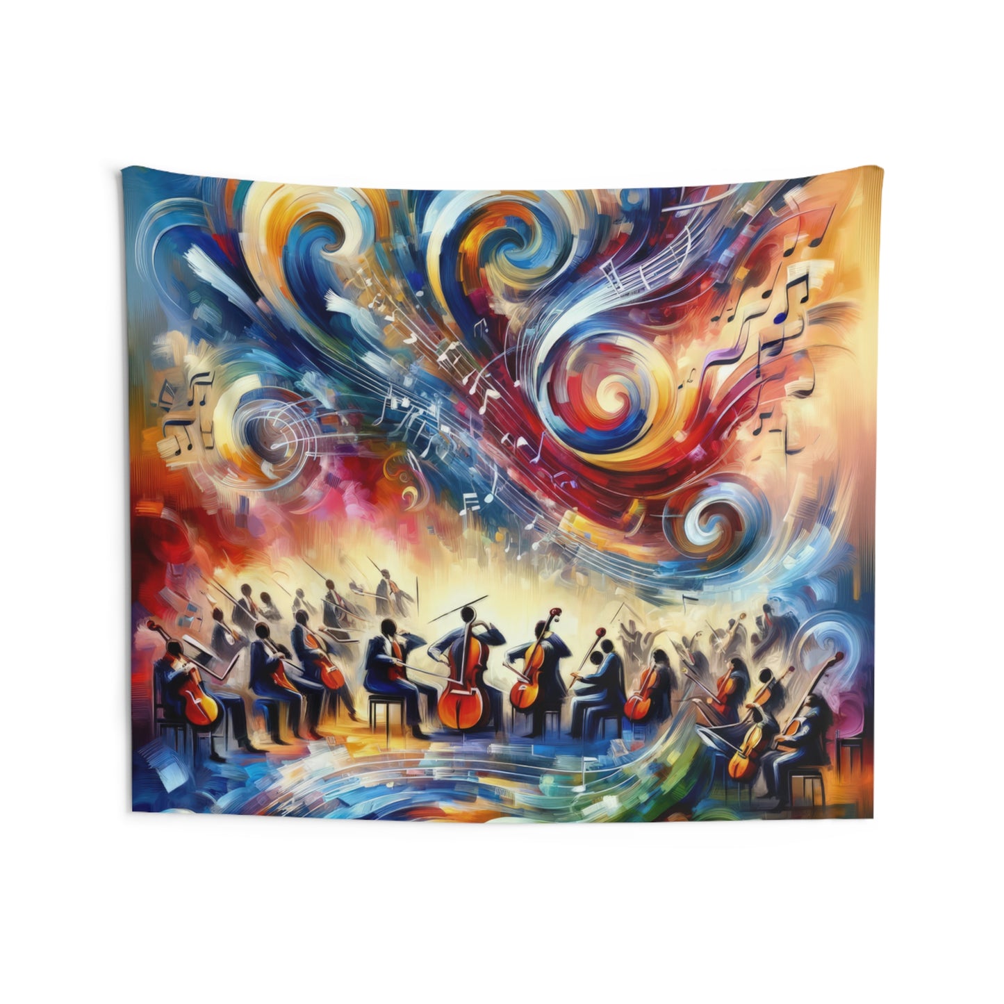 Vibrant Maestro Symphony Indoor Wall Tapestries