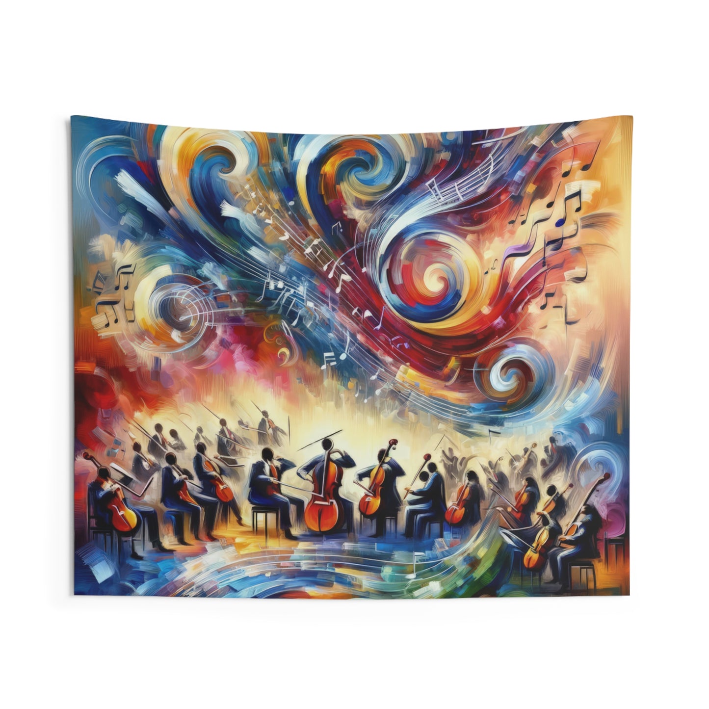 Vibrant Maestro Symphony Indoor Wall Tapestries