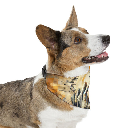 Sovereign Reflective Tachism Pet Bandana Collar