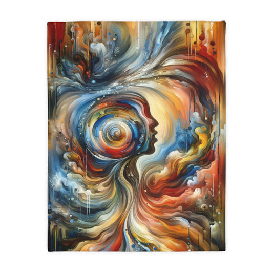 Transformation Essence Vortex Velveteen Microfiber Blanket (Two-sided print)