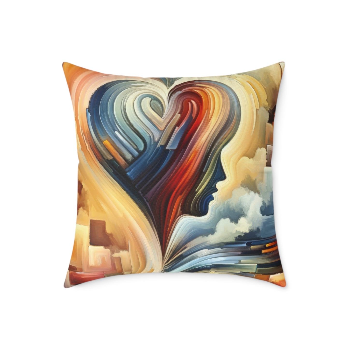 Heartfelt Lexicon Unity Spun Polyester Pillow