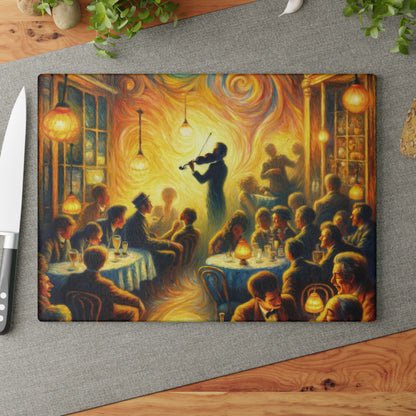 Bistro Emotive Entry Glass Cutting Board