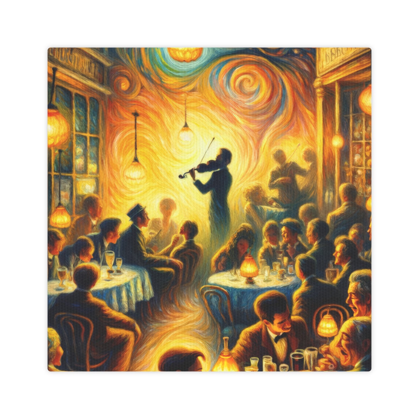 Bistro Emotive Entry Canvas Photo Tile