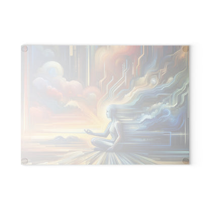 Eternal Digital Meditation Glass Cutting Board