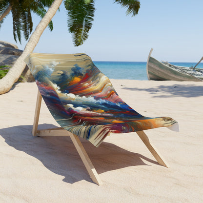 Grandiose Transformation Tachism Beach Towel
