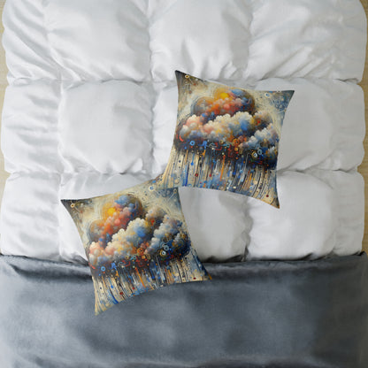 Cloud Community Crafting Spun Polyester Pillow