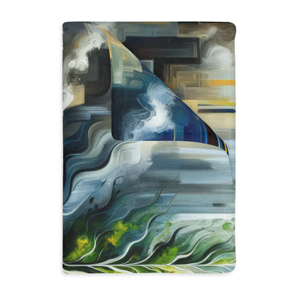 Eternal Digital Contrast Velveteen Microfiber Blanket (Two-sided print)