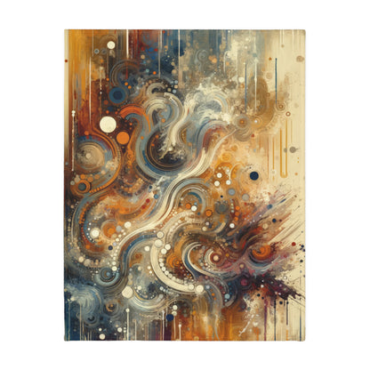Dynamic Cultural Mosaic Velveteen Microfiber Blanket (Two-sided print)