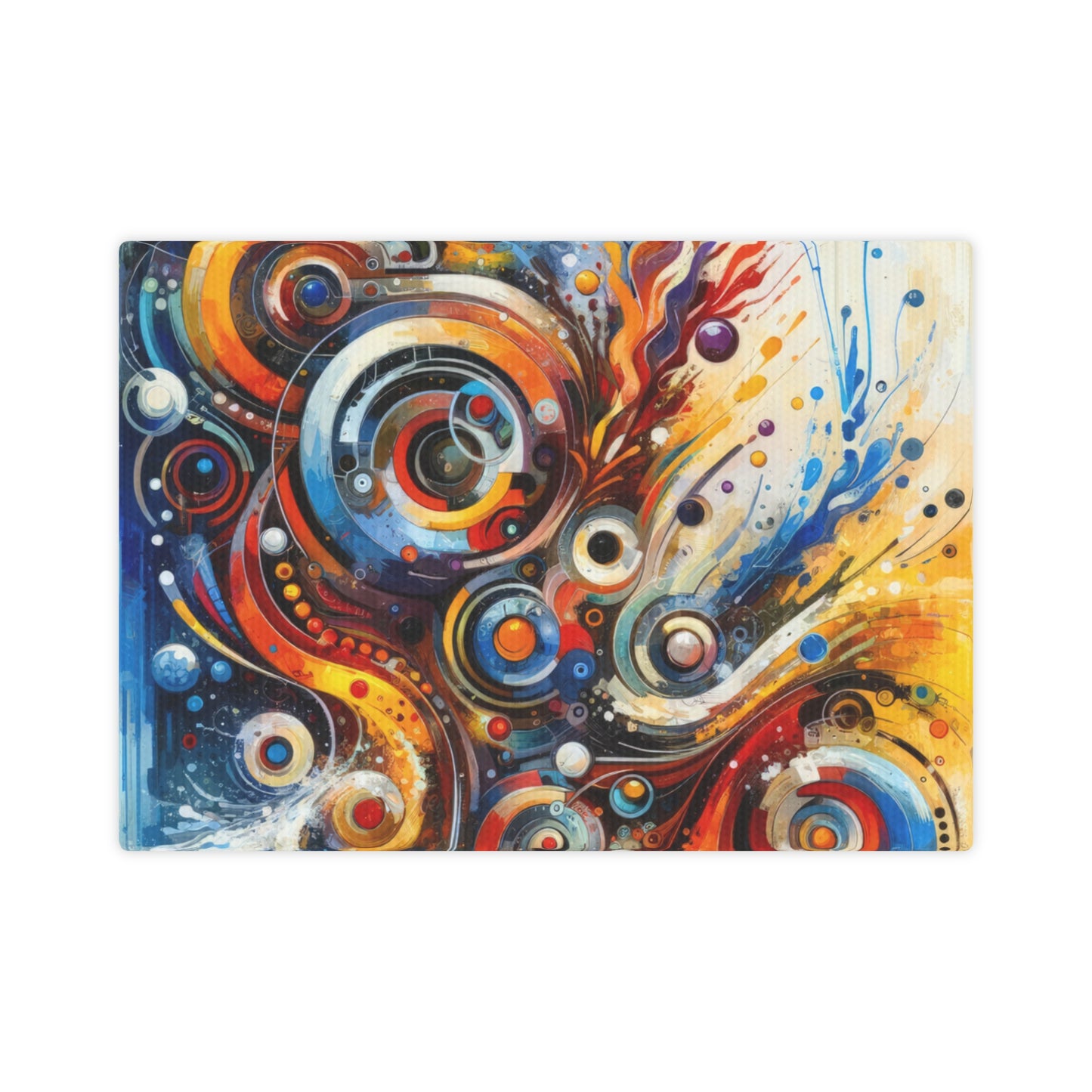 Harmonic Abstract Synergy Canvas Photo Tile
