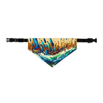 Oceanic Bottle Rescue Pet Bandana Collar