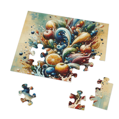 Nourishing Tachism Symphony Jigsaw Puzzle (30, 110, 252, 500,1000-Piece)