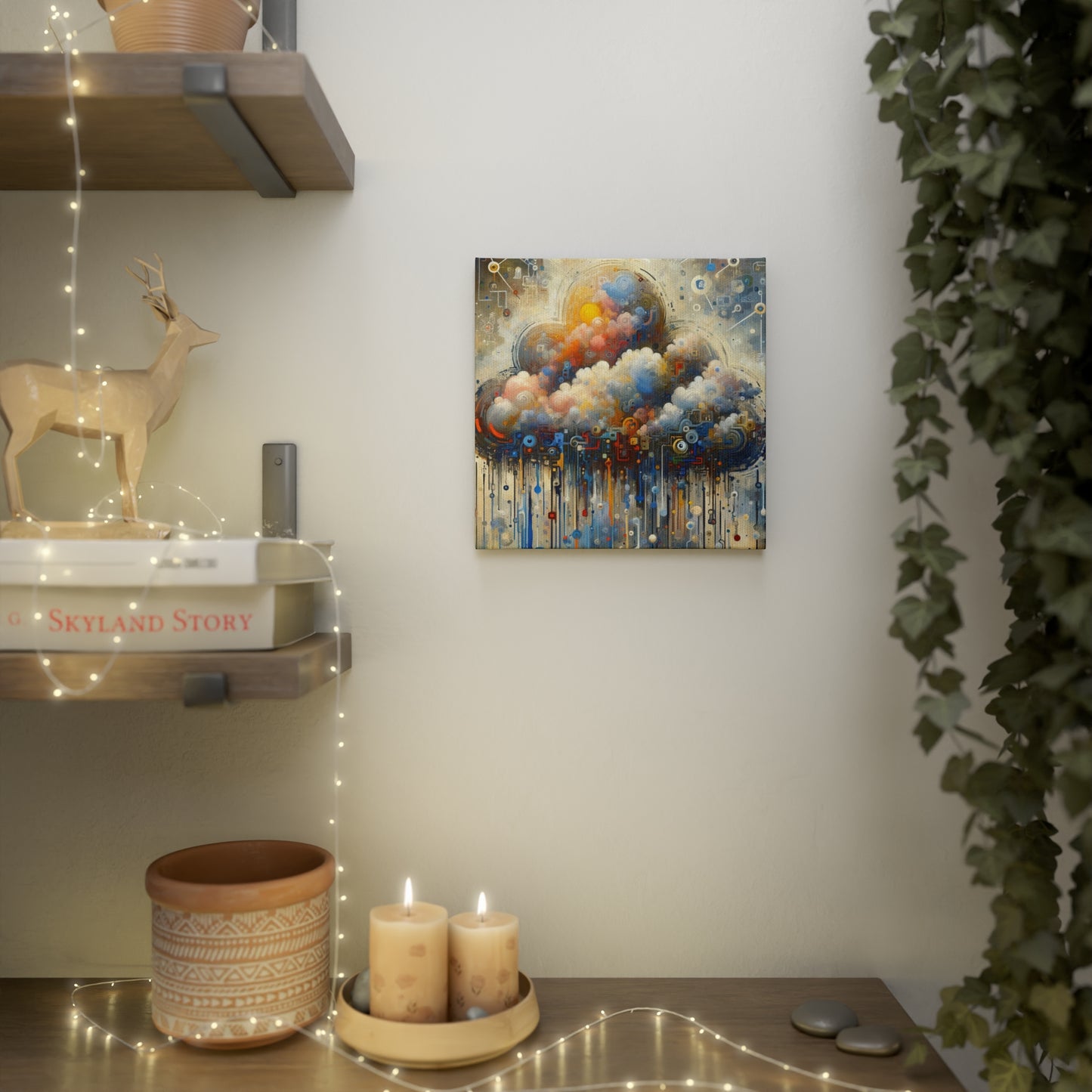 Cloud Community Crafting Canvas Photo Tile