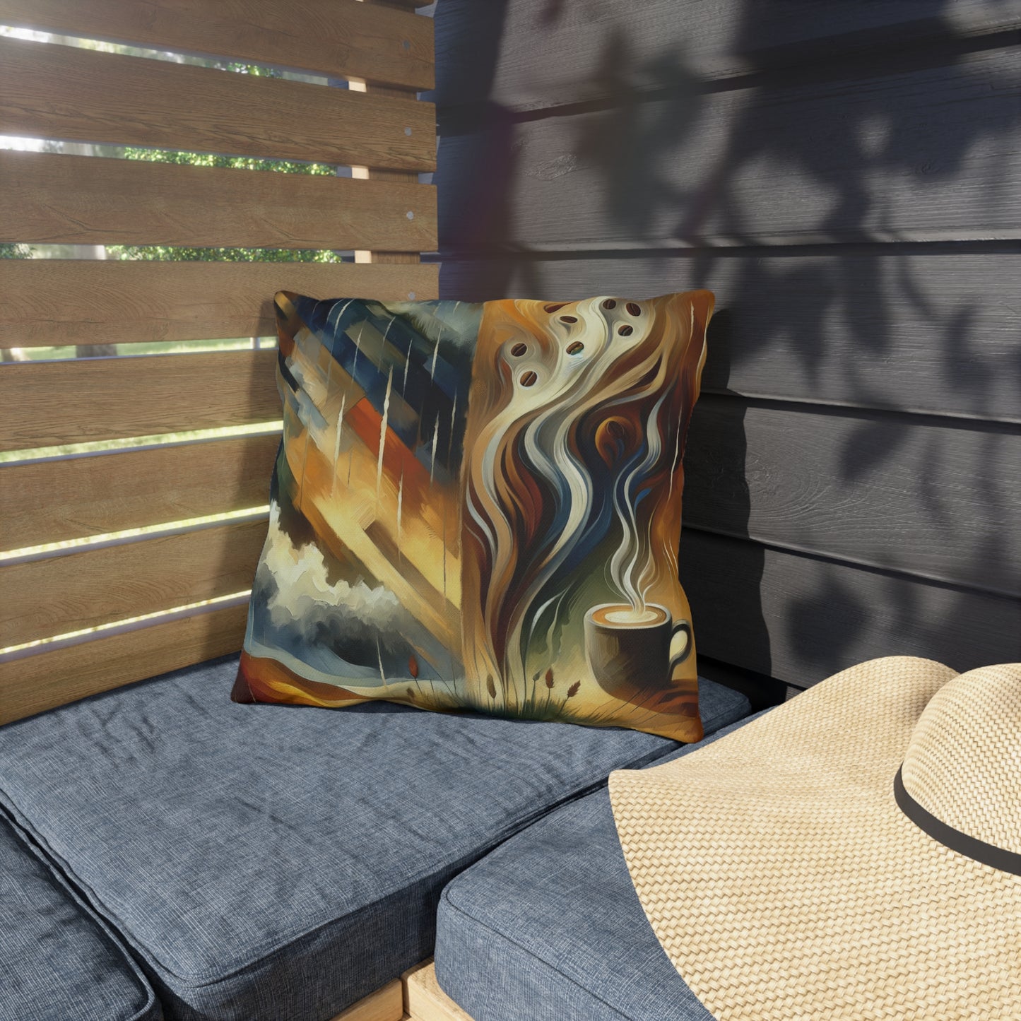 Aromatic Earth Encounter Outdoor Pillows