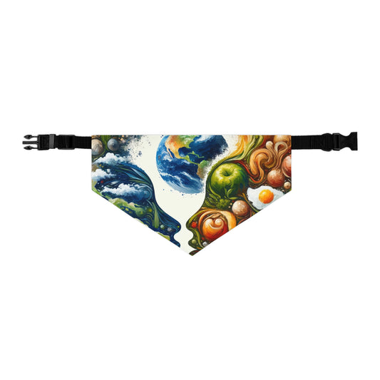 Earthly Dialogue Feast Pet Bandana Collar
