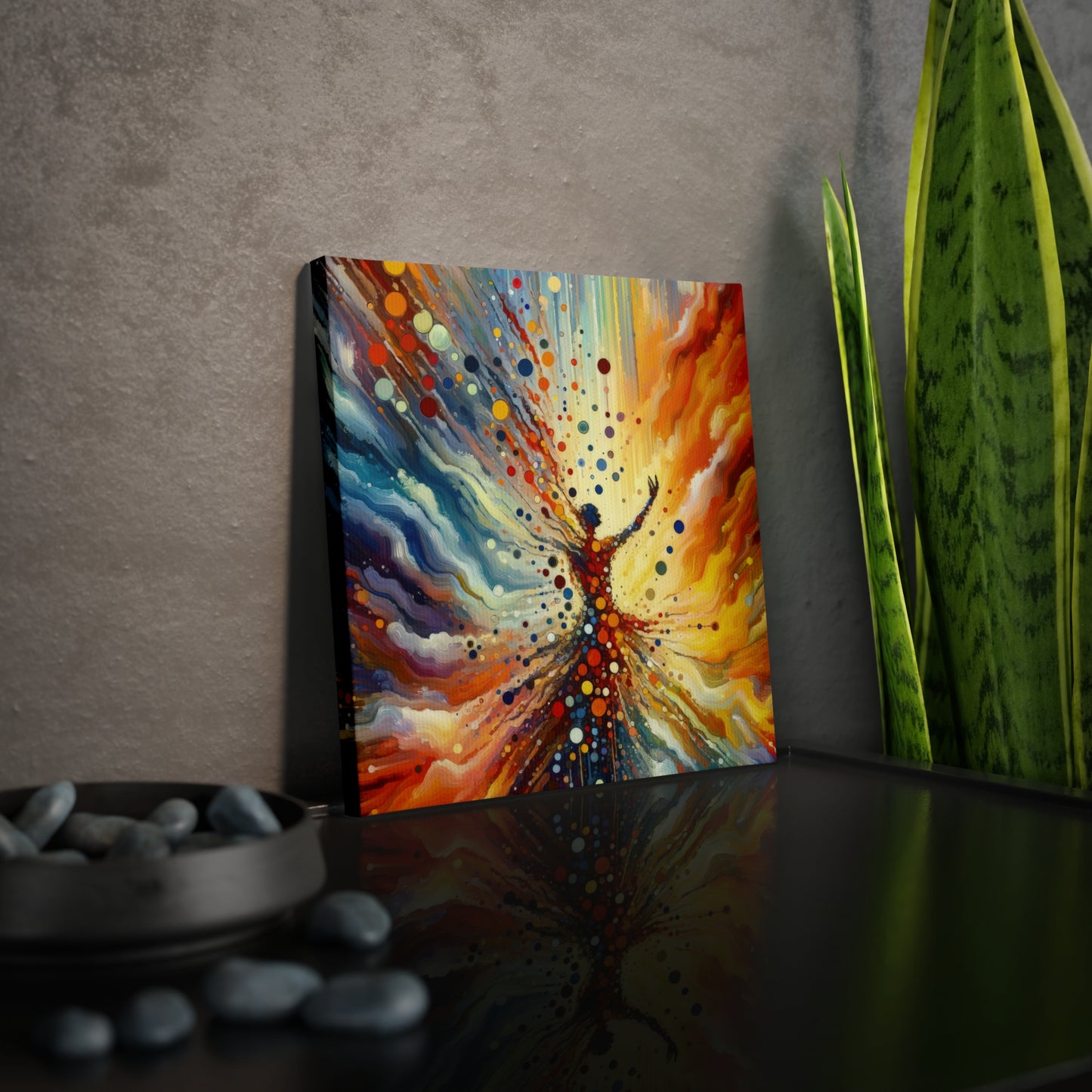 Vibrant Growth Symphony Canvas Photo Tile