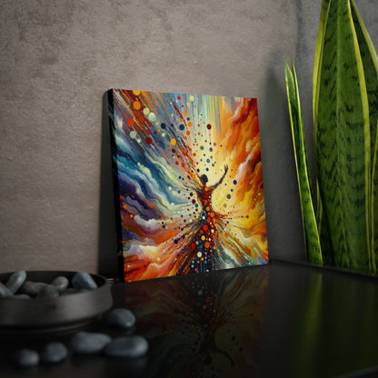 Vibrant Growth Symphony Canvas Photo Tile