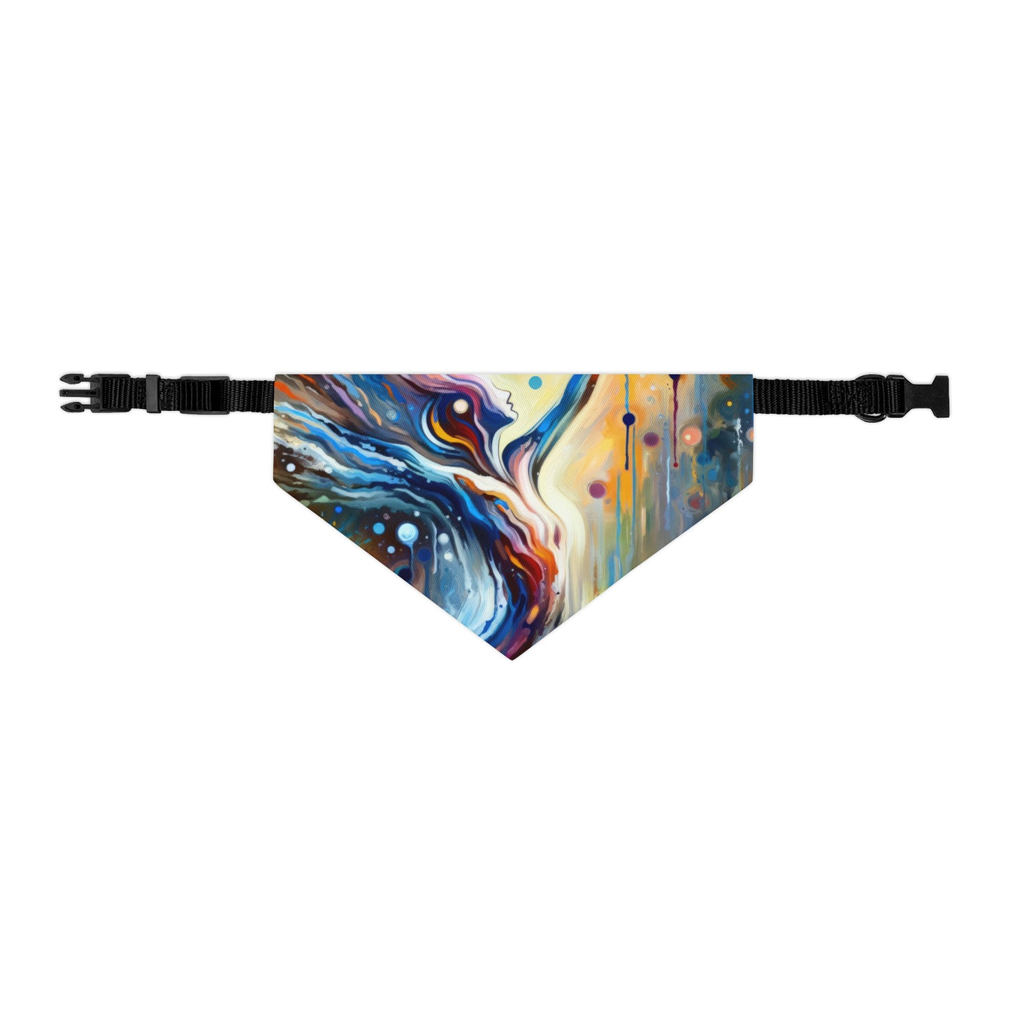 Journey Embrace Tachism Pet Bandana Collar