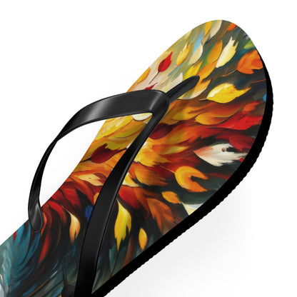 Autumn Whirlwind Escape Flip Flops