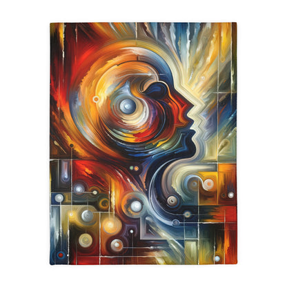 Vulnerability Emotional Exchange Velveteen Microfiber Blanket (Two-sided print)