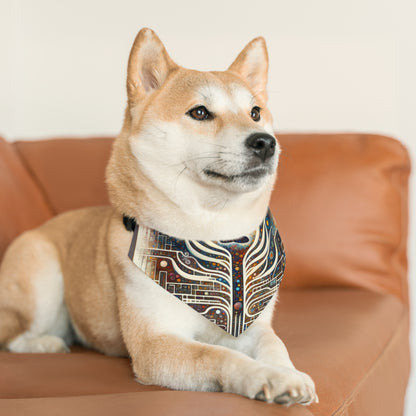 Syncing Silicon Spirituality Pet Bandana Collar
