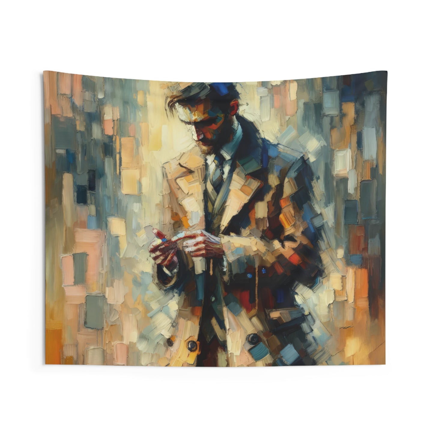 Urban Tachism Encounter Indoor Wall Tapestries